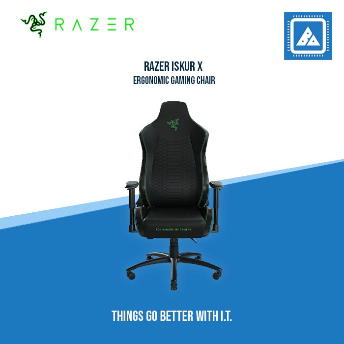 RAZER ISKUR X ERGONOMIC GAMING CHAIR RAZER ISKUR X ERGONOMIC GAMING CHAIR